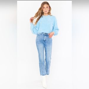 NWT Show Me Your Mumu: Blue VIENNA SWEATER